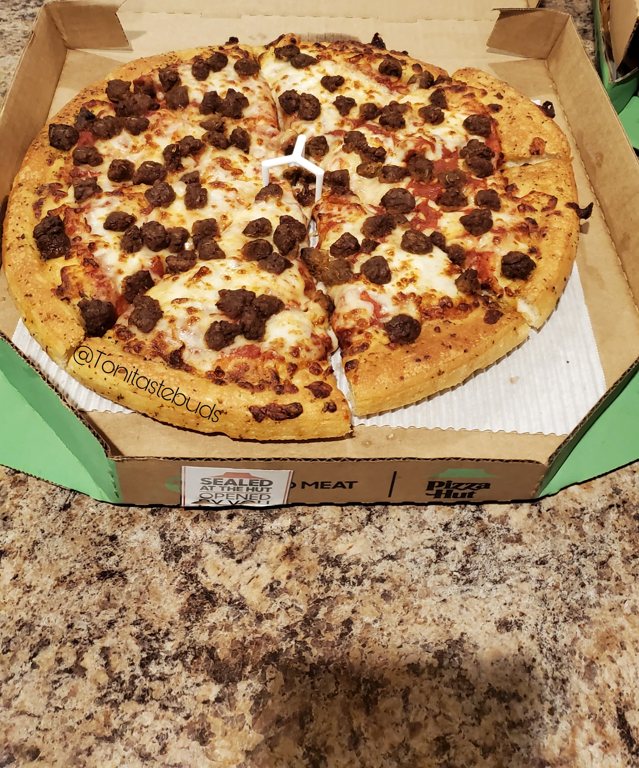 Pizza Hut's New PlantBased Pizza 2 Honest Reactions Toni Taste Buds